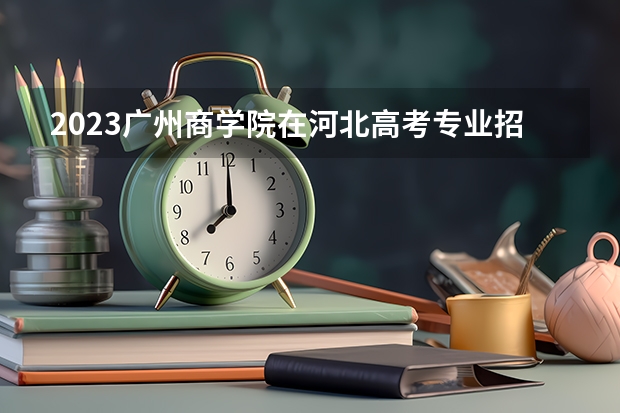 2023广州商学院在河北高考专业招了多少人