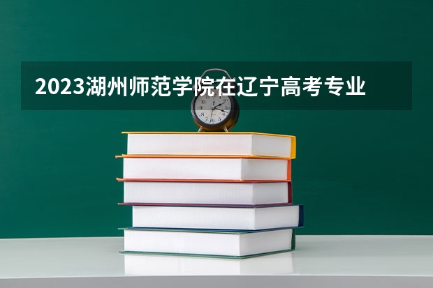2023湖州师范学院在辽宁高考专业招了多少人
