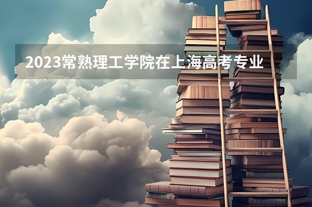 2023常熟理工学院在上海高考专业招了多少人